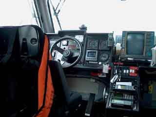 View of cockpit - drivers seat